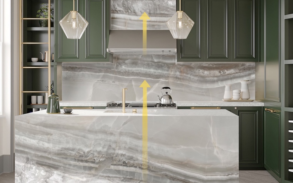 kitchen setting Carrollton bioquartz